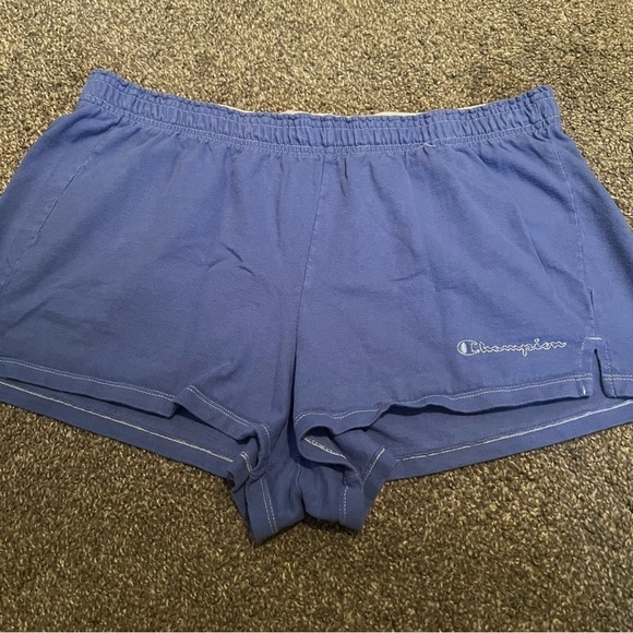 Champion Pants - Champion Women's Athletic Shorts in Blue size XL